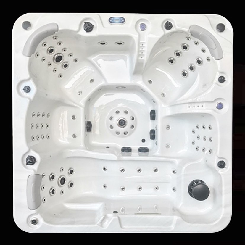 Balboa Luxury Hot Tub ⭐️100 Jets⭐️ 6 Person 32Amp Bluetooth White New Jet Stream Deluxe 